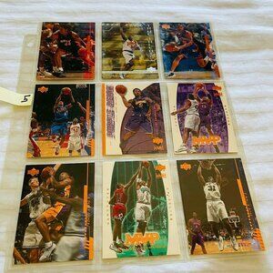 LOT OF 9 BASKETBALL TRADING CARDS. MINT CONDITION.  Includes a KOBE BRYA…